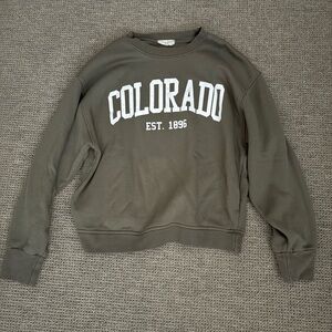 Altared state Colorado Sweater - Olive Green